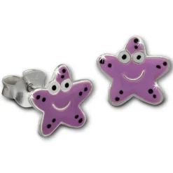 Kinder Ohrring Seestern rosa Ohrstecker 925 Kinderschmuck TW SDO8149A