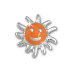 Kinder Ohrring Sonne orange Silber Ohrstecker Kinderschmuck TW SDO201O