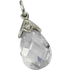 KISMA Schmuck Anhänger für Ketten weiß Sterling Silber 925 KIH0108-008