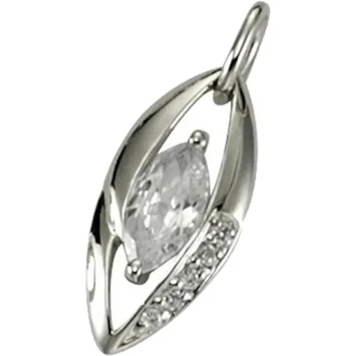 KISMA Schmuck Anhänger für Ketten weiß Sterling Silber 925 KIH0107-018