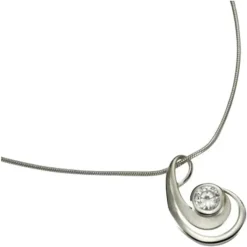KISMA Schmuck Anhänger für Ketten weiß Sterling Silber 925 KIH0107-002