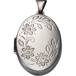 KISMA Schmuck Anhänger für Ketten oval Sterling Silber 925 KIH0120-011