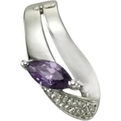 KISMA Schmuck Anhänger für Ketten lila Sterling Silber 925 KIH0110-019