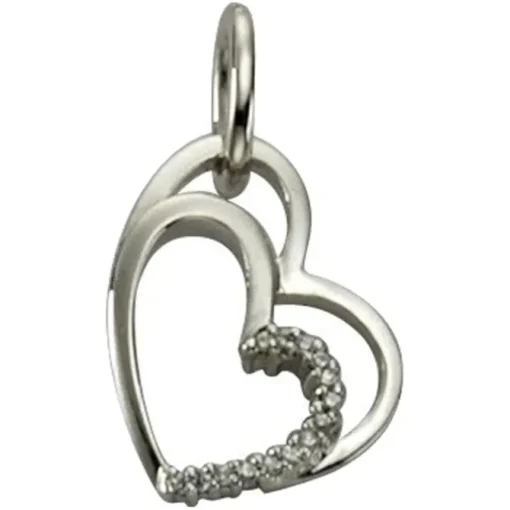 KISMA Schmuck Anhänger Herz für Ketten Sterling Silber 925 KIH0105-007