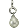 KISMA Schmuck Anhänger Perle weiß für Ketten Silber 925 KIH0114-020