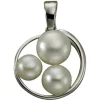 KISMA Schmuck Anhänger Perle weiß für Ketten Silber 925 KIH0114-014