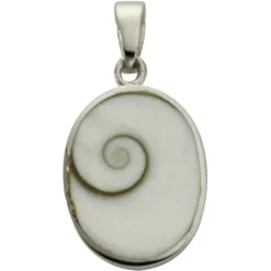 KISMA Schmuck Anhänger Shivas Eye weiß Sterling Silber 925 KIH0113-003