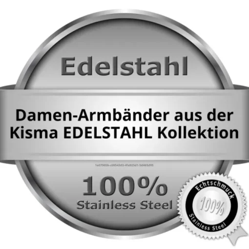 KISMA Schmuck Armband Edelstahl ID-Stahlarmband Damen KIA0130-010-23