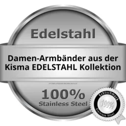KISMA Schmuck Armband Edelstahl ID-Stahlarmband Damen KIA0130-009-21