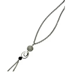 KISMA Schmuck Collier Halskette Onix Edelstahl KIK0129-008-45