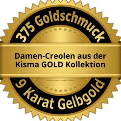 KISMA Schmuck Creolen Ohrringe Gold 375 KIO0125-006