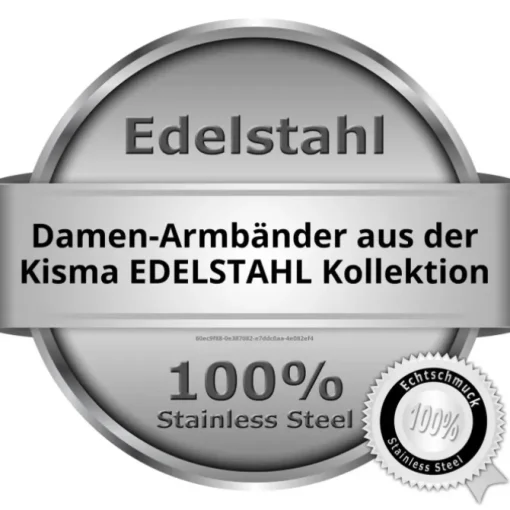 KISMA Schmuck Königs-Armband Länge 19cm Edelstahl KIA0129-009-19