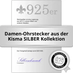 KISMA Schmuck Ohrstecker Ohrringe Sterling Silber 925 KIO0116-009