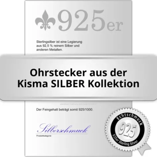 KISMA Schmuck Ohrstecker Ohrringe Sterling Silber 925 KIO0121-014