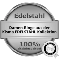 KISMA Schmuck Ring Gr. 58 Edelstahl forever Love KIR0127-017-58