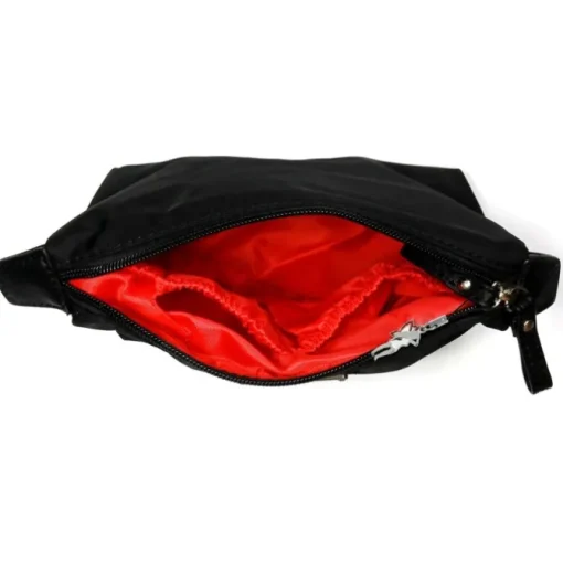 Kosmetiktasche Nylon schwarz Waschtasche Kulturtasche Jennifer Jones OTJ701S