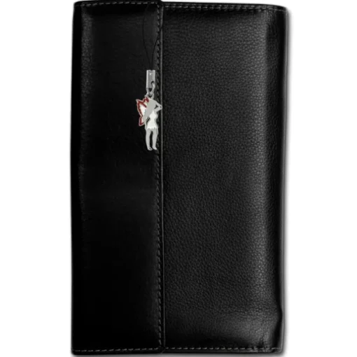 Leder schwarz XXL Portemonnaie Brieftasche Old River OPD715S