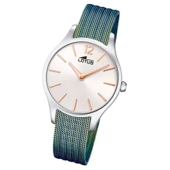 Lotus Damen Armbanduhr Bliss 18749/1 Analog Edelstahl blau grün UL18749/1