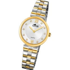LOTUS Damen Armbanduhr Bliss 18542/3 Quarz Edelstahl silber gold UL18542/3
