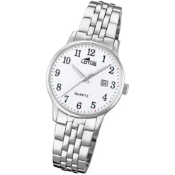 LOTUS Damen Armbanduhr Classic 18698/1 Quarz Edelstahl silber UL18698/1