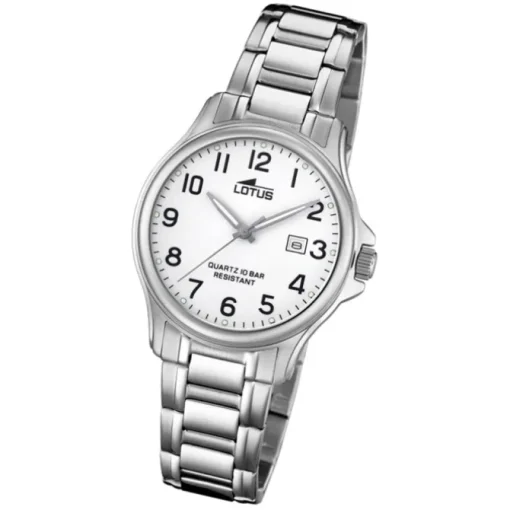LOTUS Damen Armbanduhr Classic 18655/1 Quarz Edelstahl silber UL18655/1