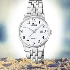 LOTUS Damen Armbanduhr Classic 18698/1 Quarz Edelstahl silber UL18698/1
