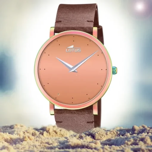 Lotus Damen Armbanduhr Minimalist 18778/2 Analog Leder braun UL18778/2
