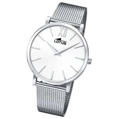 Lotus Damen Armbanduhr Smart Casual 18728/1 Analog Edelstahl silber UL18728/1