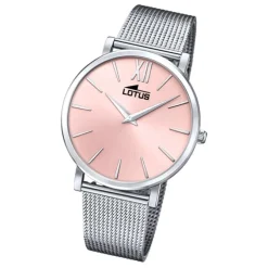 Lotus Damen Armbanduhr Smart Casual 18728/2 Analog Edelstahl silber UL18728/2