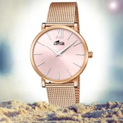 Lotus Damen Armbanduhr Smart Casual 18733/1 Analog Edelstahl rosegold UL18733/1
