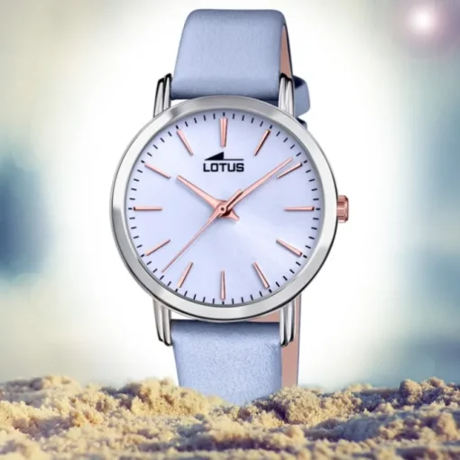 Lotus Damen Armbanduhr Trendy 18738/3 Analog Leder blau UL18738/3