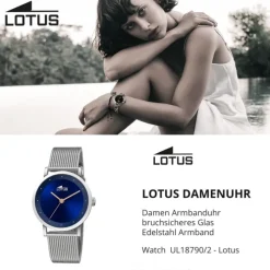 Lotus Damen Armbanduhr Trendy 18790/2 Analog Edelstahl silber UL18790/2