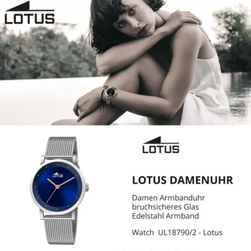 Lotus Damen Armbanduhr Trendy 18790/2 Analog Edelstahl silber UL18790/2