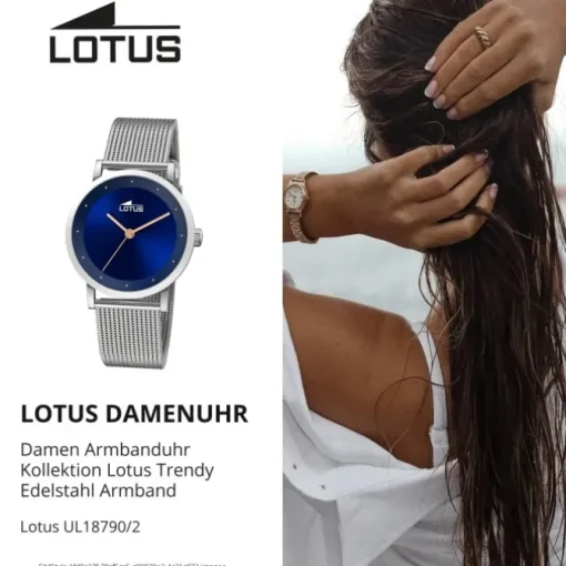 Lotus Damen Armbanduhr Trendy 18790/2 Analog Edelstahl silber UL18790/2