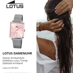LOTUS Damen Armbanduhr Trendy 18718/2 Quarz Edelstahl silber UL18718/2