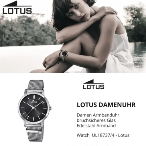Lotus Damen Armbanduhr Trendy 18737/4 Analog Edelstahl silber UL18737/4