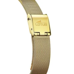 LOTUS Damen Armbanduhr Zirkonias 18619/1 Edelstahl gold UL18619/1
