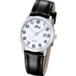 LOTUS Damen-Uhr - Lederband klassisch - Analog - Quarz - Leder - UL18240/1