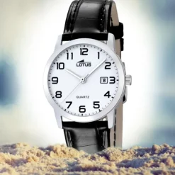 LOTUS Damen-Uhr - Lederband klassisch - Analog - Quarz - Leder - UL18240/1