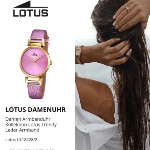 LOTUS Damen-Uhr - Woman/Trendy/Lady - Analog - Quarz - Leder - UL18228/2