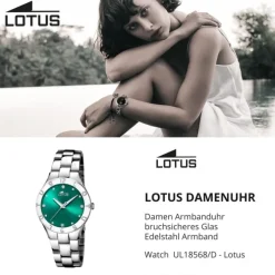 Lotus Damenuhr Bliss Armbanduhr Edelstahl silber UL18568/D