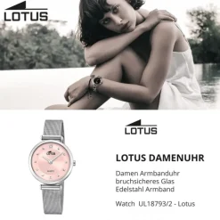 Lotus Damenuhr Bliss Armbanduhr Edelstahl silber UL18793/2