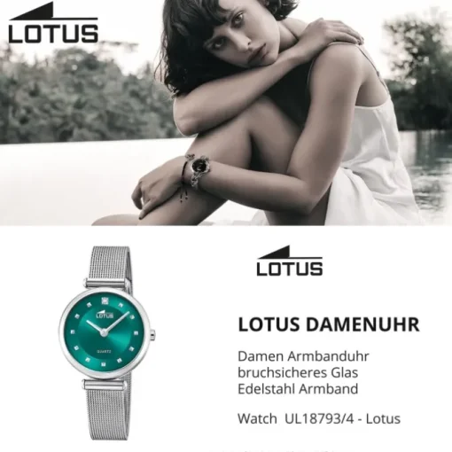 Lotus Damenuhr Bliss Armbanduhr Edelstahl silber UL18793/4