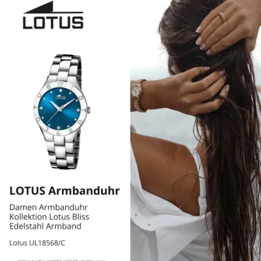 Lotus Damenuhr Bliss Armbanduhr Edelstahl silber UL18568/C