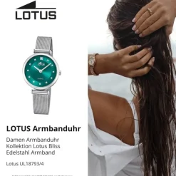 Lotus Damenuhr Bliss Armbanduhr Edelstahl silber UL18793/4