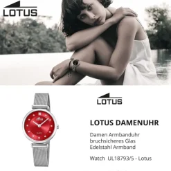 Lotus Damenuhr Bliss Armbanduhr Edelstahl silber UL18793/5