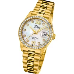 Lotus Damenuhr Edelstahl gold Lotus Classic Armbanduhr UL18979/1