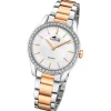 Lotus Damenuhr Edelstahl silbergold Lotus Classic Armbanduhr UL18798/1