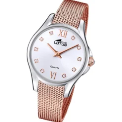 Lotus Damenuhr Edelstahl roségold Lotus Classic Armbanduhr UL18799/1