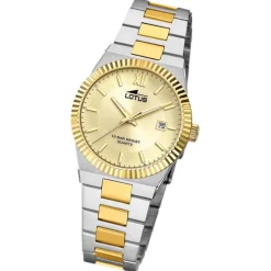 Lotus Damenuhr Edelstahl silbergold Lotus Classic Armbanduhr UL18839/2